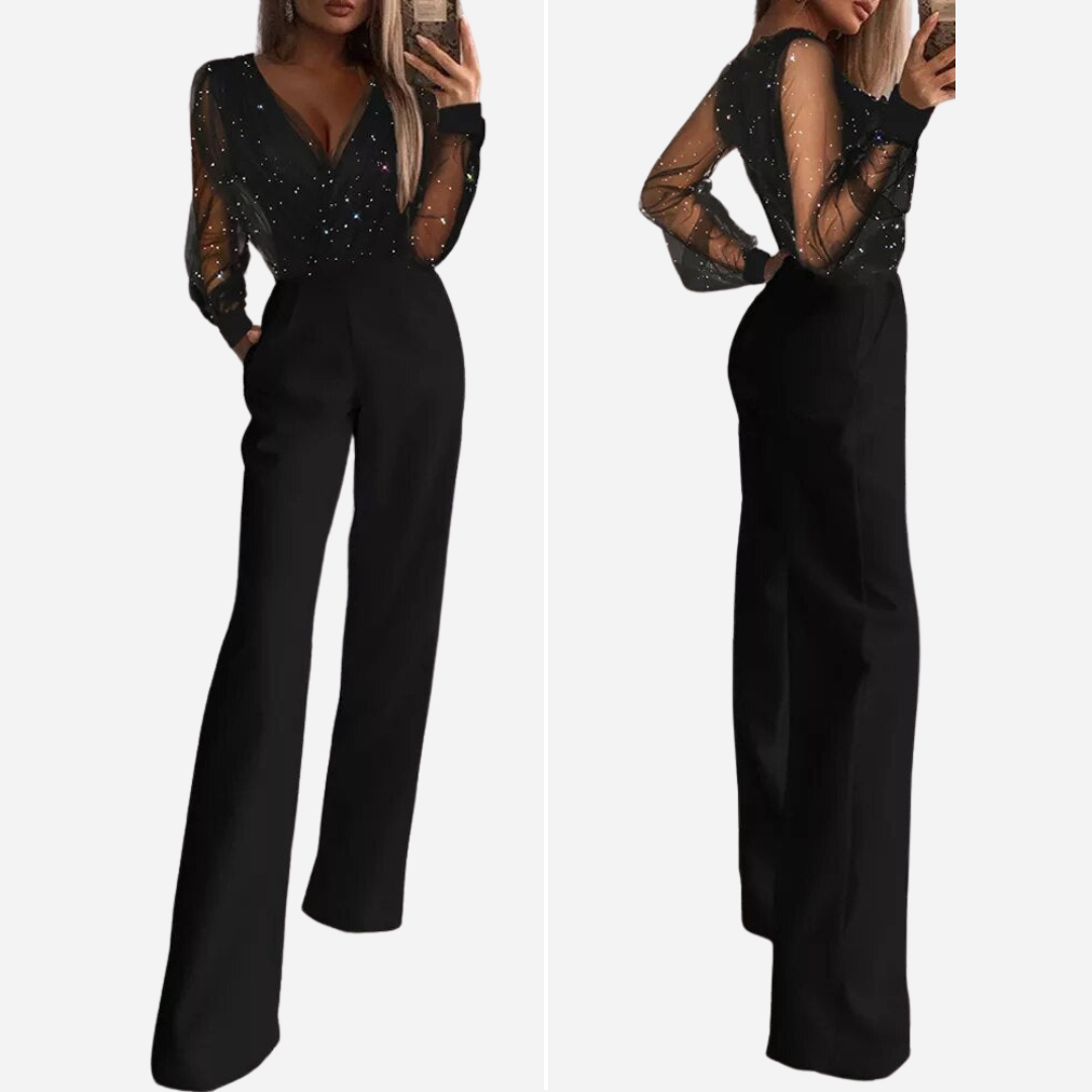 Casual Glitter Jumpsuit