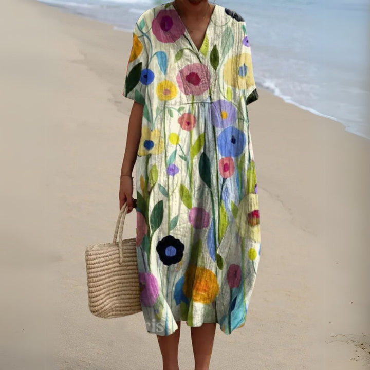 Vendita® Elegant Floral Dress
