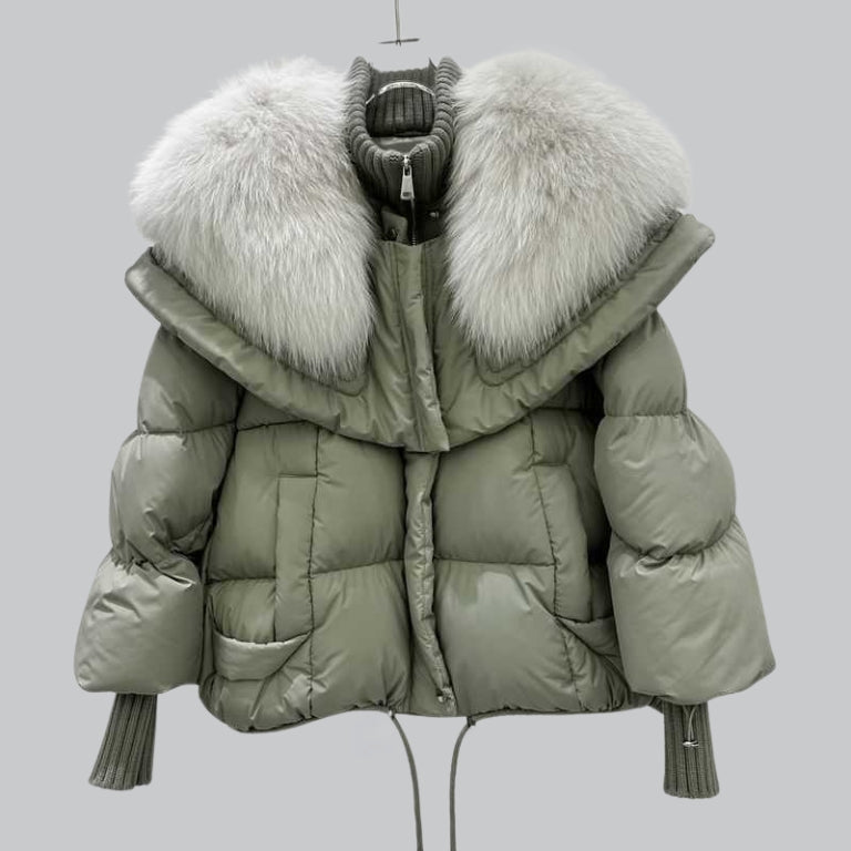 Amelia fur down jacket