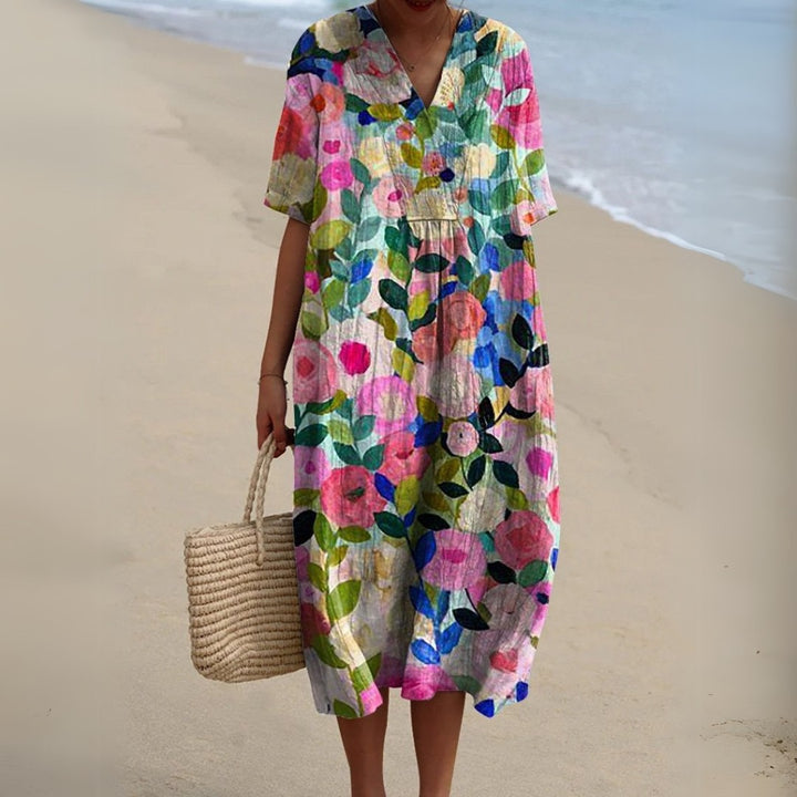 Vendita® Elegant Floral Dress