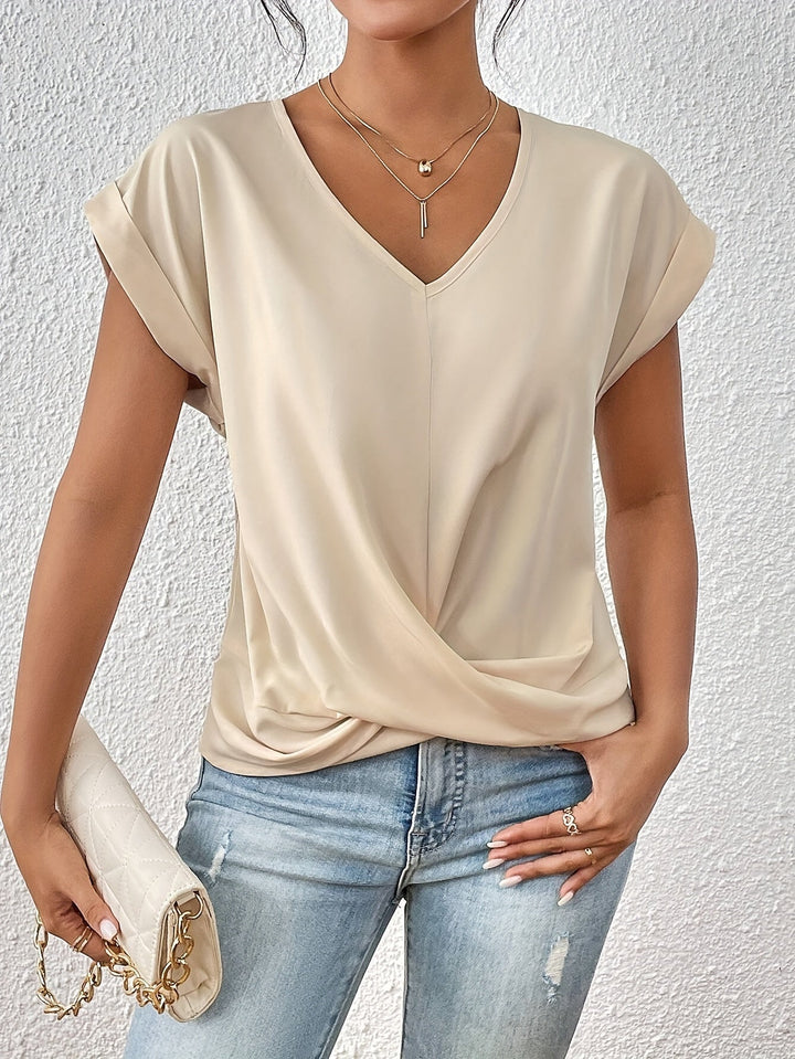 Lenoir™ | Soft V-Neck Casual T-Shirt