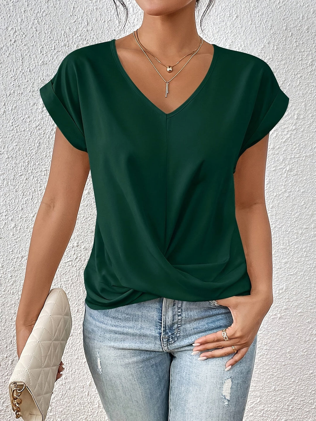Lenoir™ | Soft V-Neck Casual T-Shirt