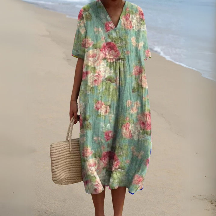 Vendita® Elegant Floral Dress