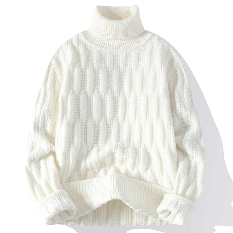 Arvello Jacquard Turtleneck