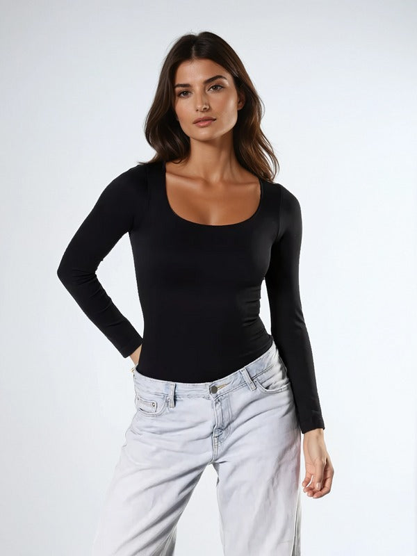 Vendita® - Elegant Long Sleeve Bodysuit