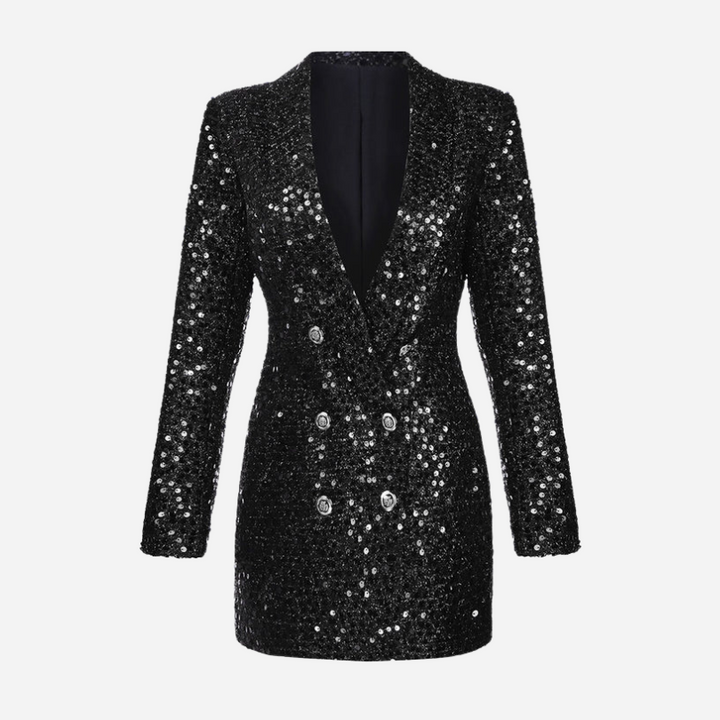 Glitter Blazer Dress