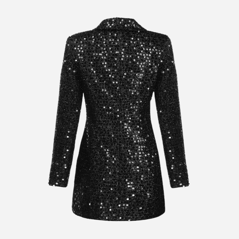 Glitter Blazer Dress