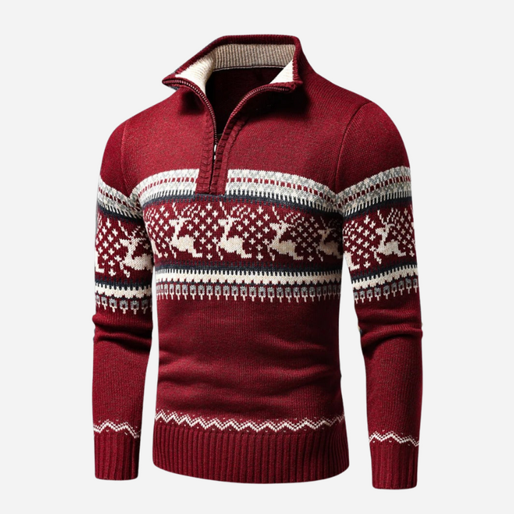 Christmas Sweater with Zip